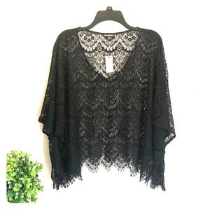 Express Lace Kimono Top